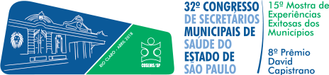 COSEMS/SP - 32º Congresso de Secretários Municipais de Saúde do Estado de São Paulo